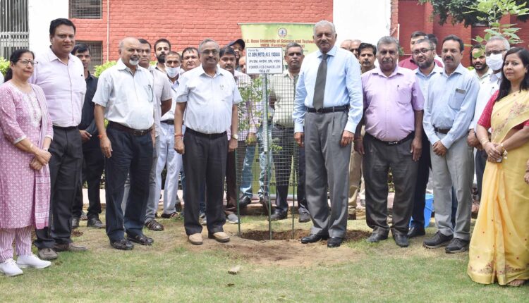 JC Bose University launches plantation drive under 'Har Ghar Tiranga' program