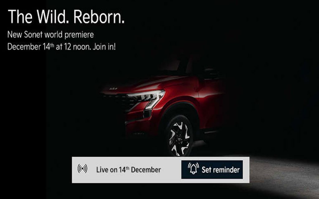 Kia Sonet Facelift booking